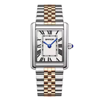 Montre Cadran Carré Acier Inoxydable pour Femme