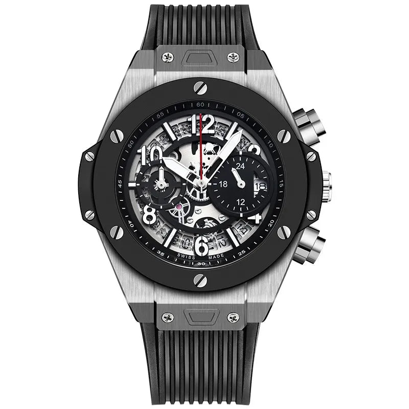 Montre Quartz Sport Calendrier Silicone II pour Homme