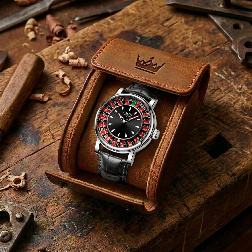 Montre Homme Roue Roulette Casino