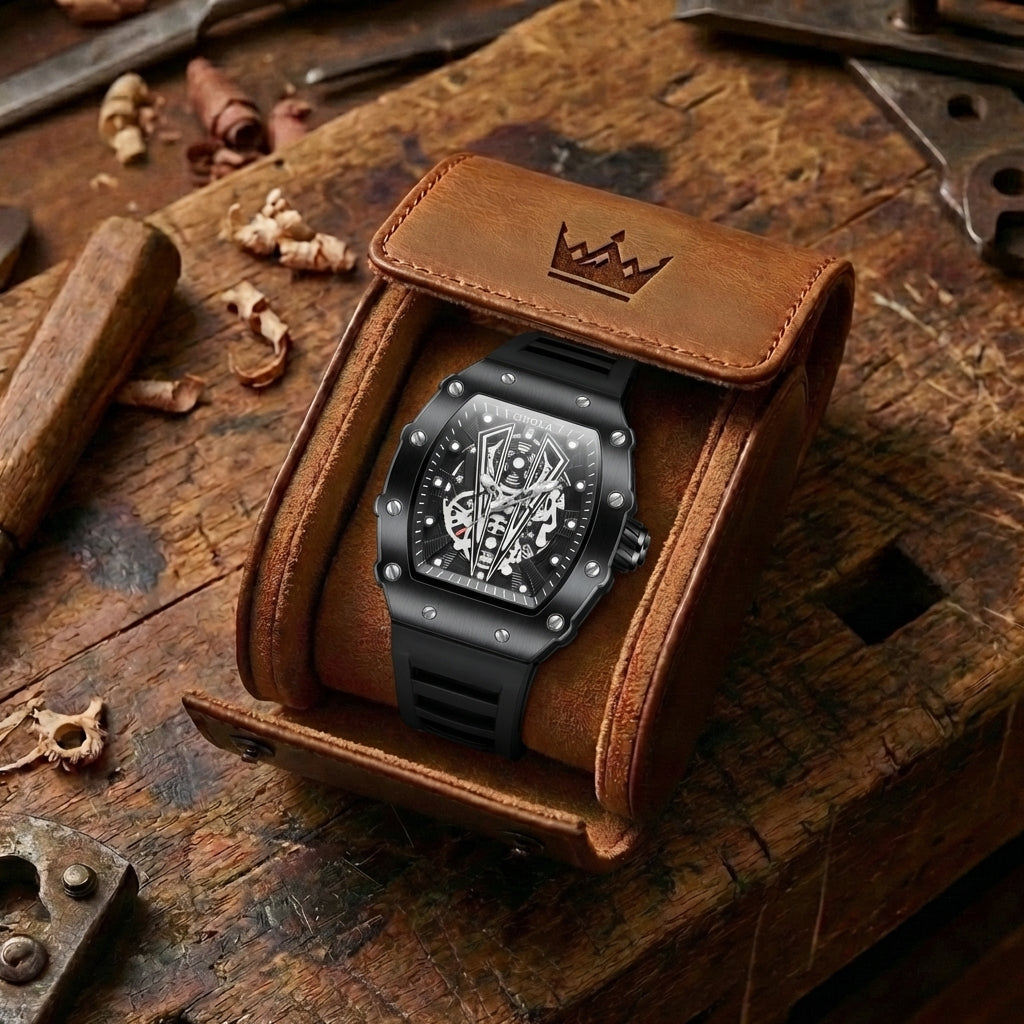 Montre Squelette Steampunk Homme