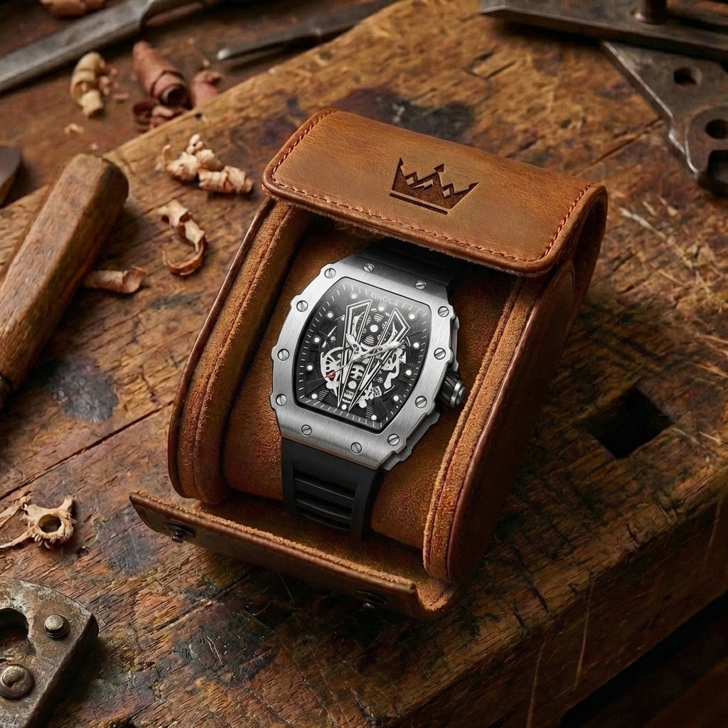 Montre Squelette Steampunk Homme
