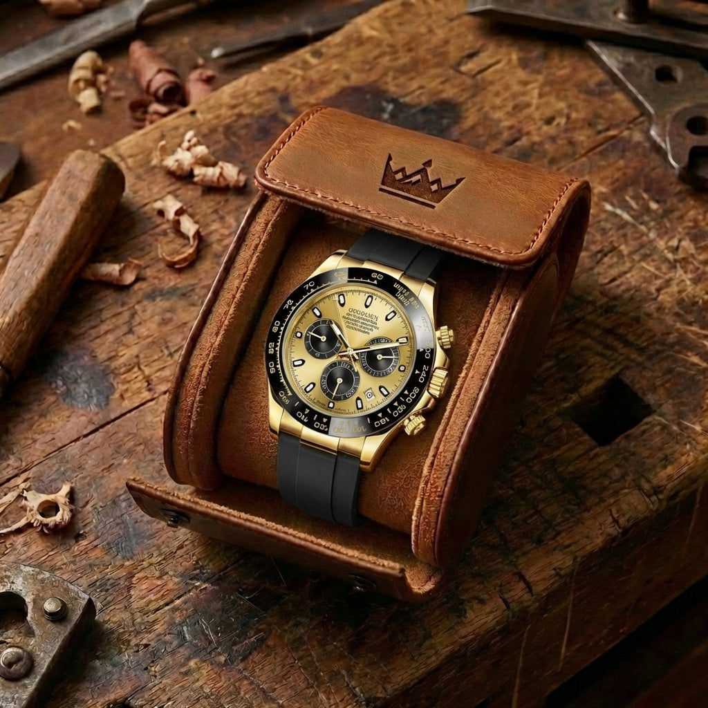Montre Homme Classique Bicolore
