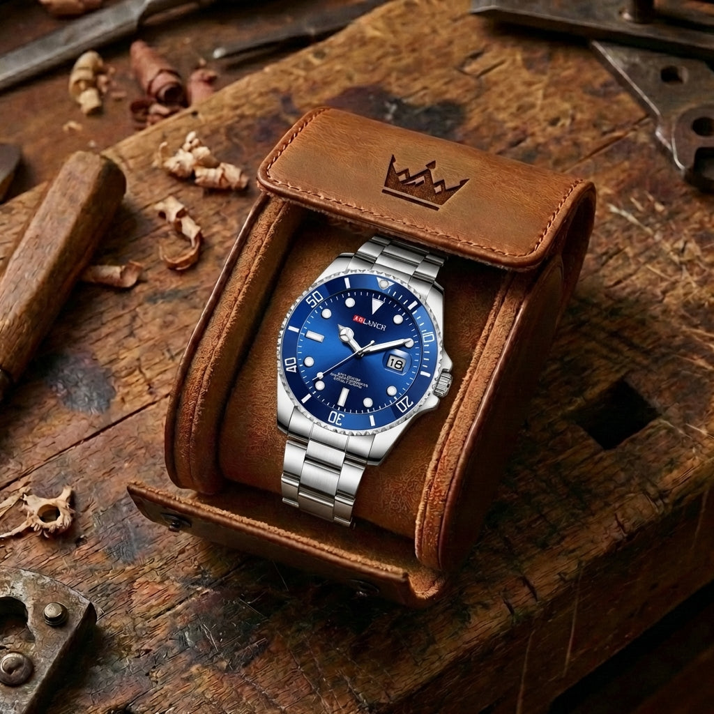 Montre Sport Homme Acier Inoxydable