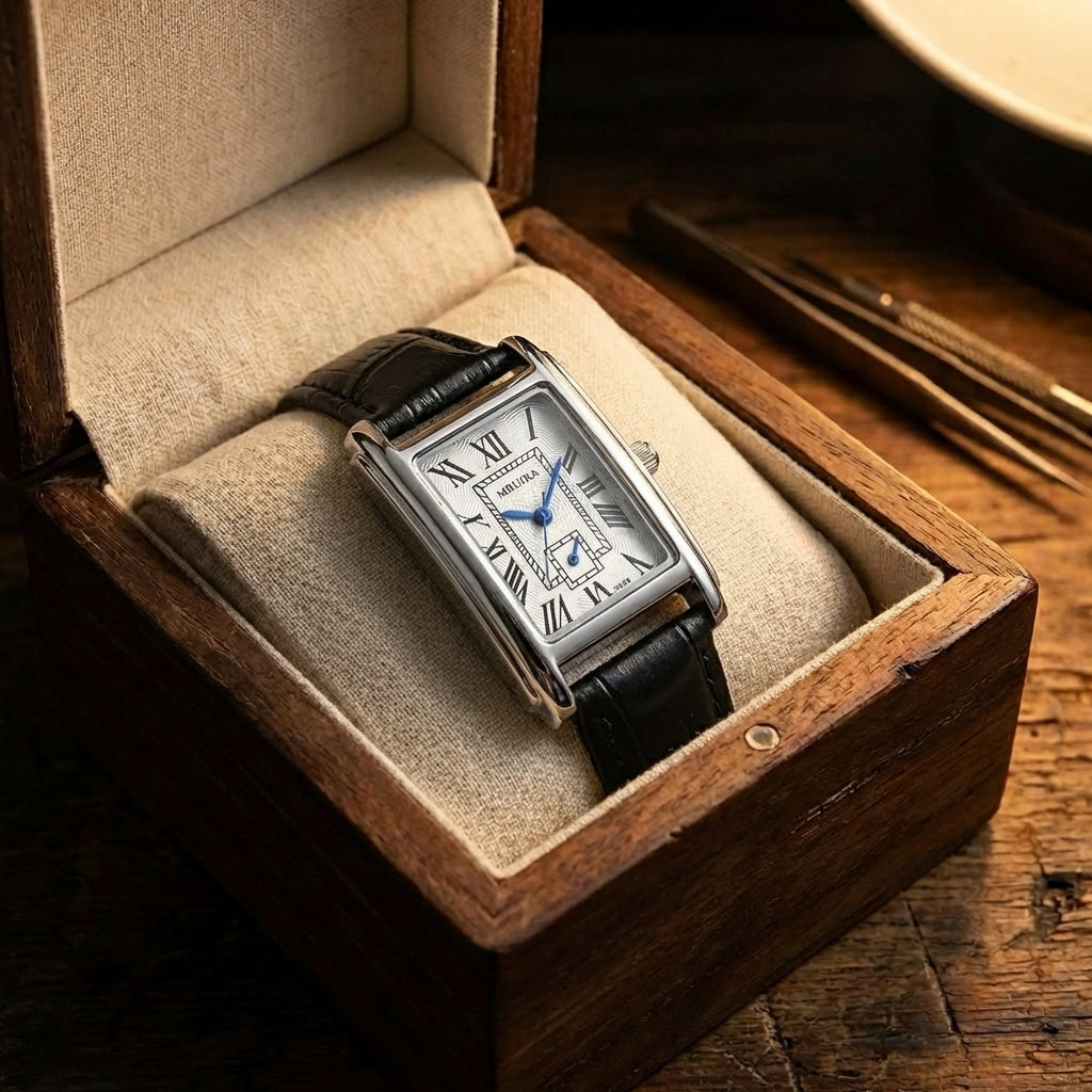 Montre Casual Rétro Bracelet Cuir pour Femme
