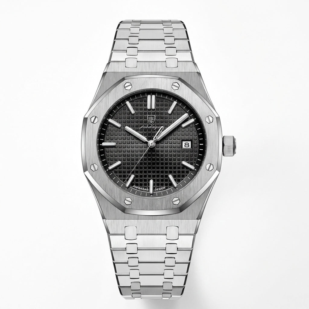 Montre Quartz Acier Minimaliste pour Homme