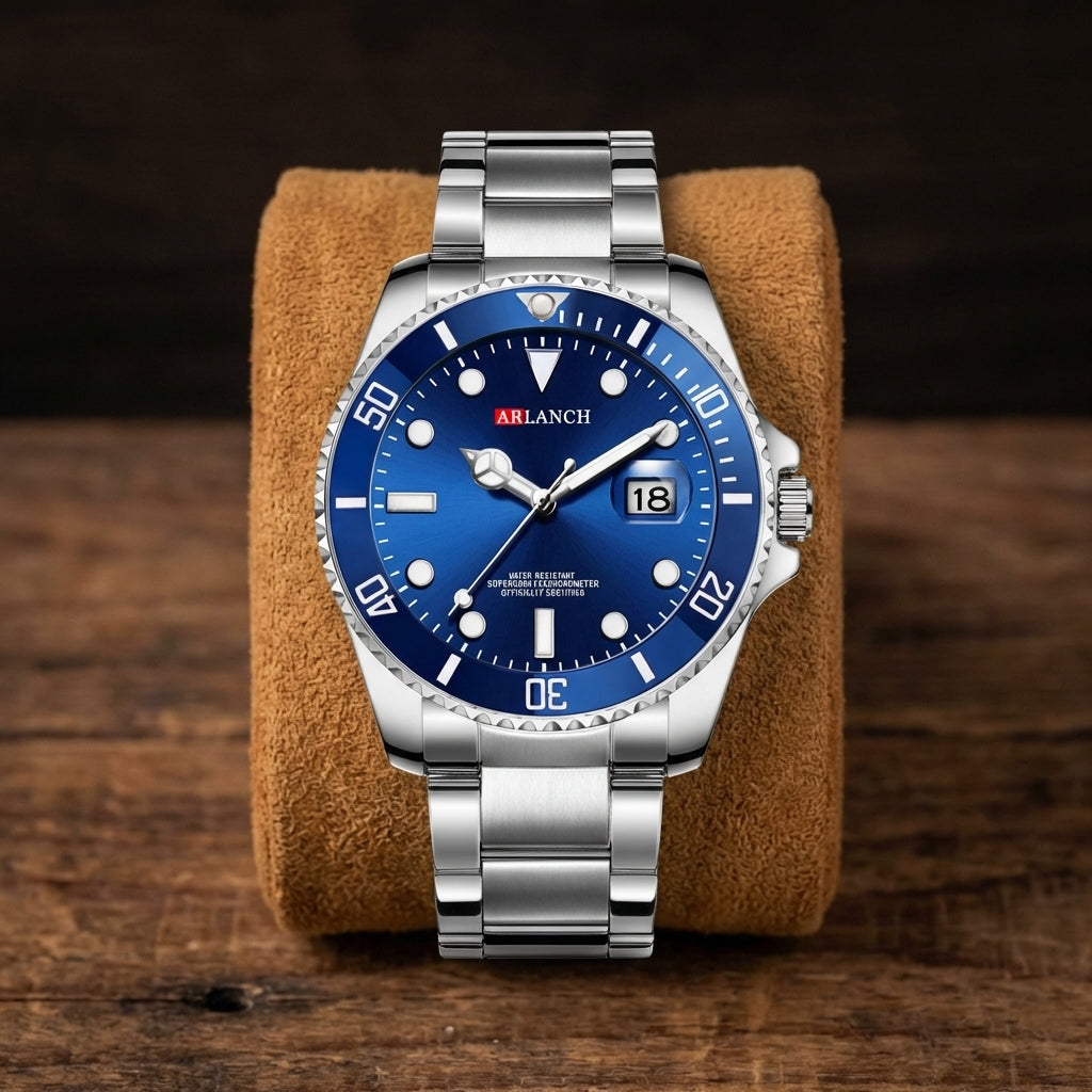 Montre Sport Homme Acier Inoxydable