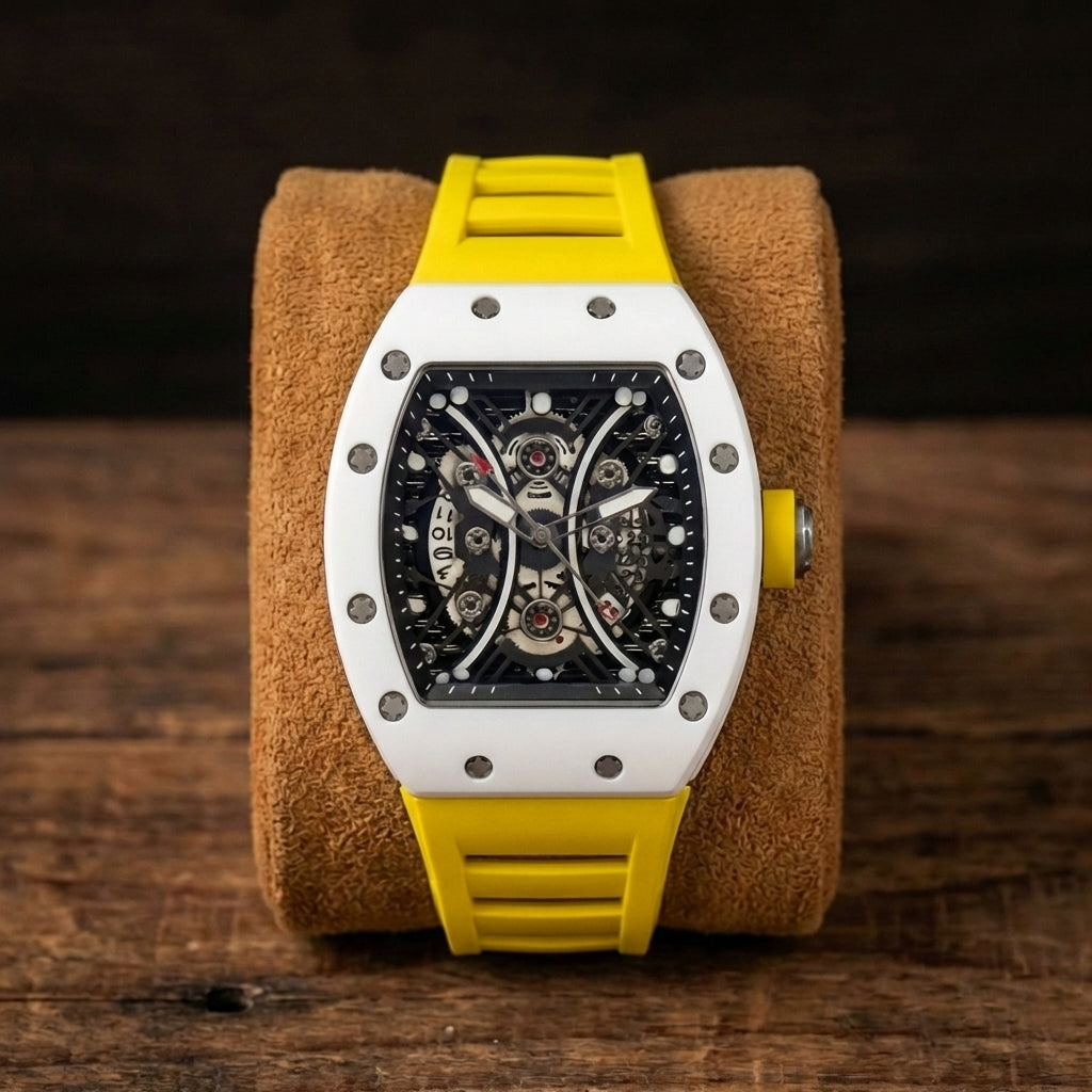 Montre Automatique Homme Barillet Creux Luminescent