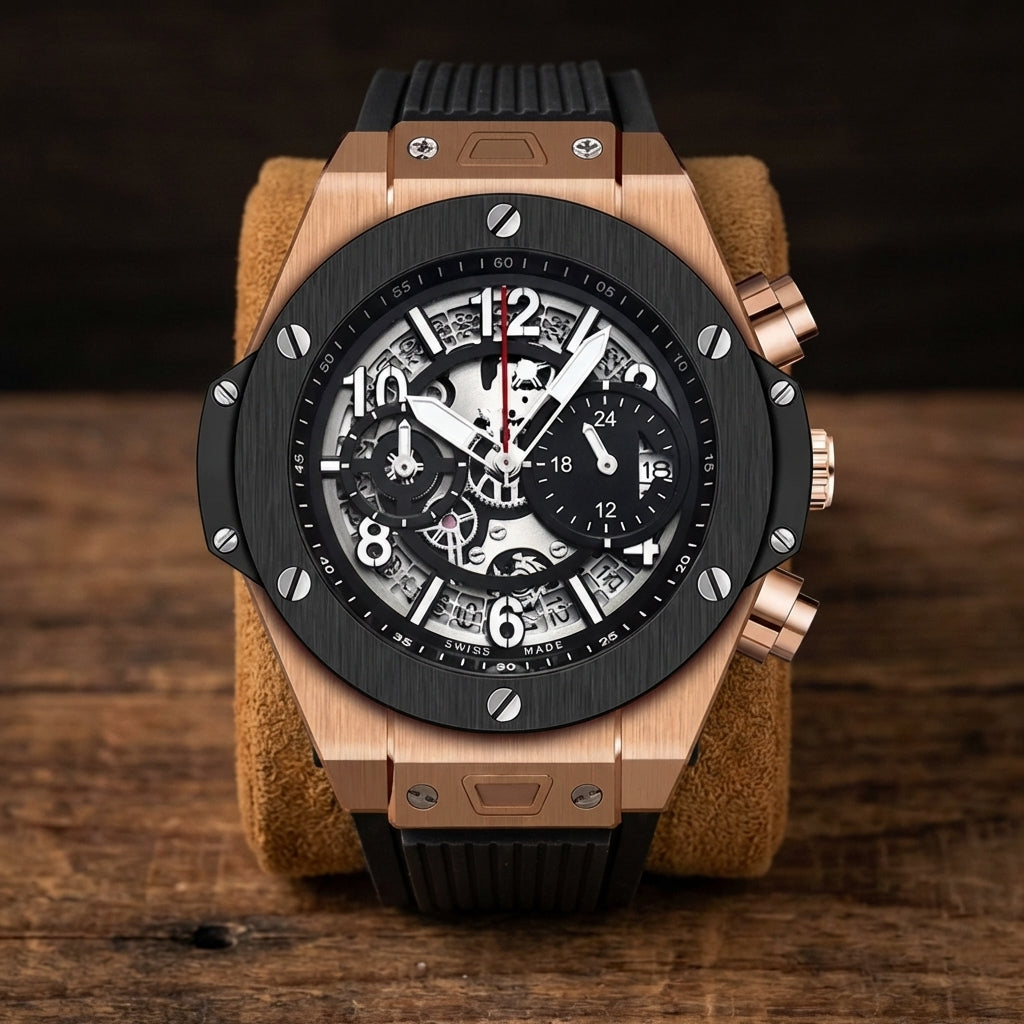 Montre Quartz Homme Sport Silicone Calendrier