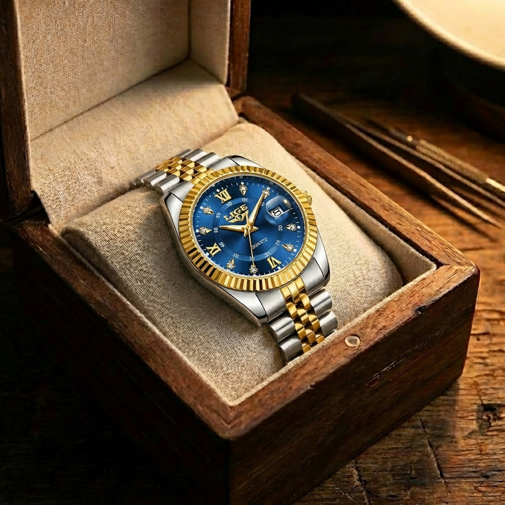 Montre Quartz Loisir Étanche pour Femme
