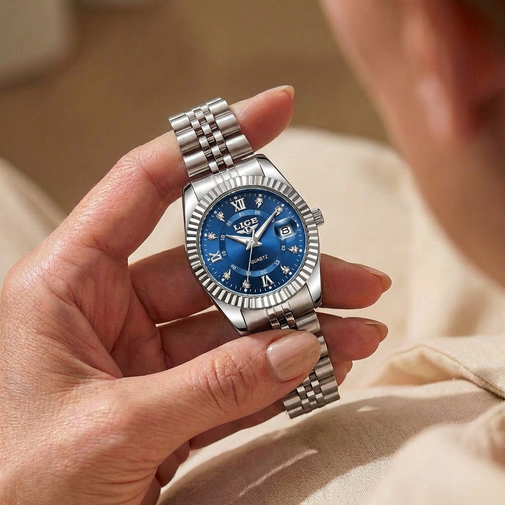 Montre Quartz Loisir Étanche pour Femme