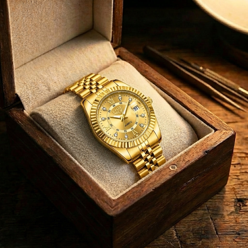 Montre Quartz Loisir Étanche pour Femme