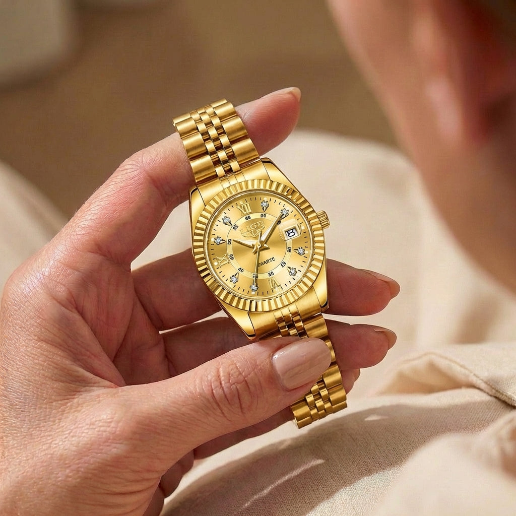 Montre Quartz Loisir Étanche pour Femme