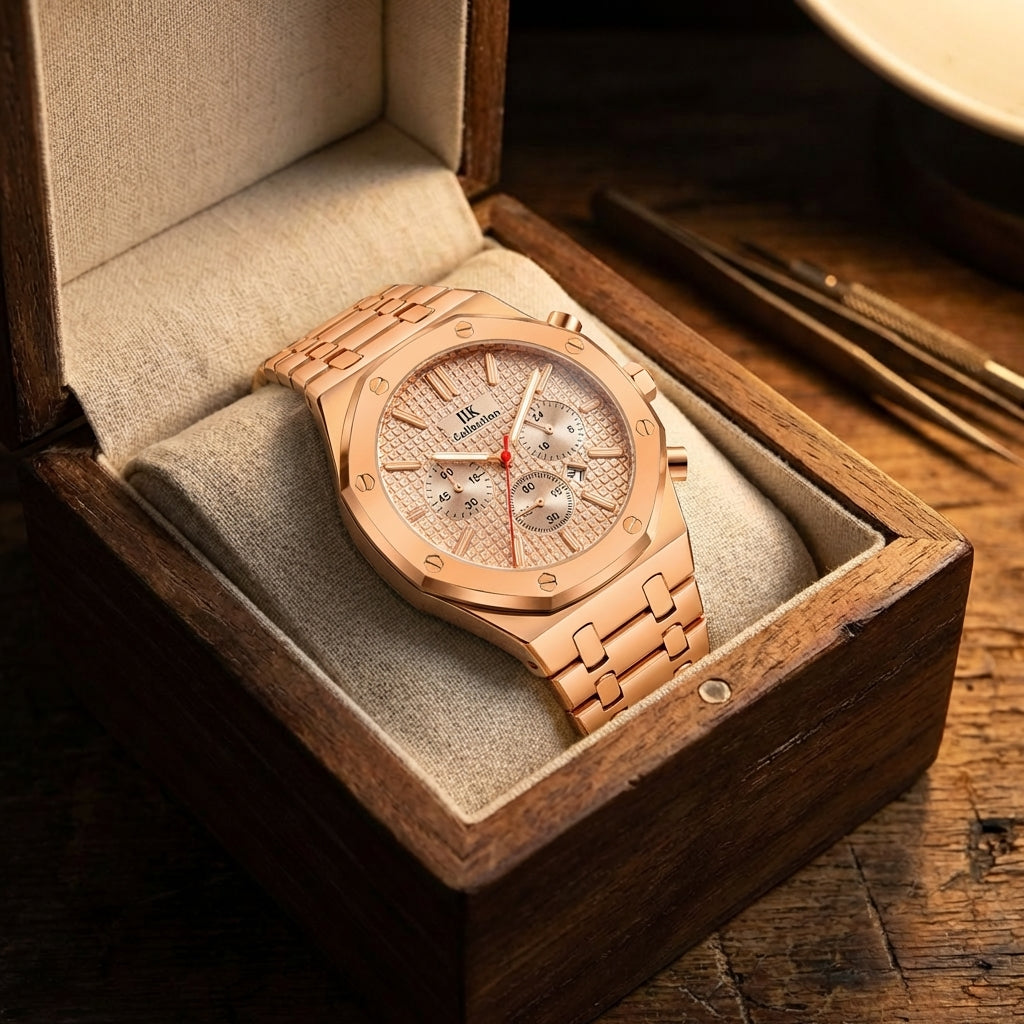 Petite Montre Quartz Ton Or pour Femme