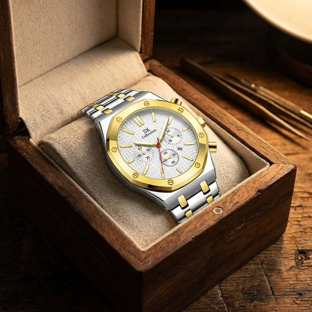 Petite Montre Quartz Ton Or pour Femme