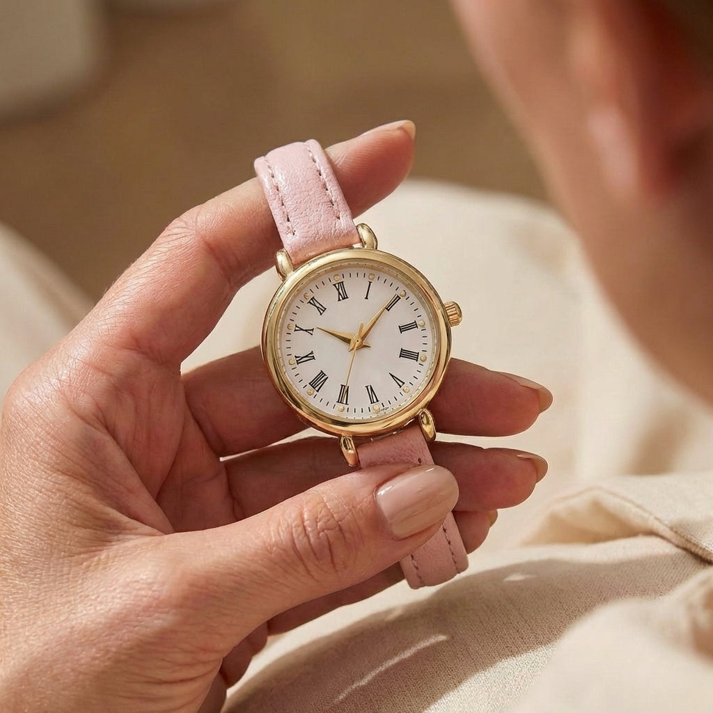 Montre Quartz Élégante Raffinée Étudiante pour Femme