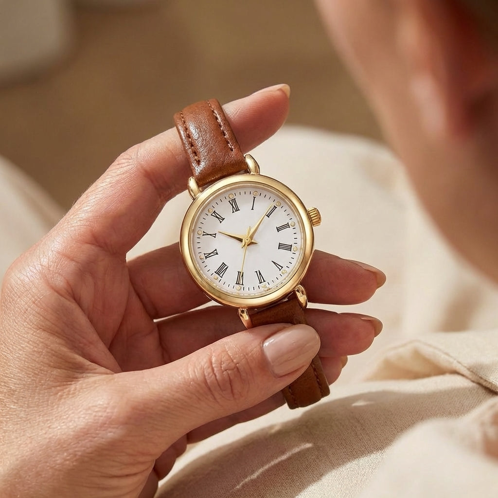 Montre Quartz Élégante Raffinée Étudiante pour Femme