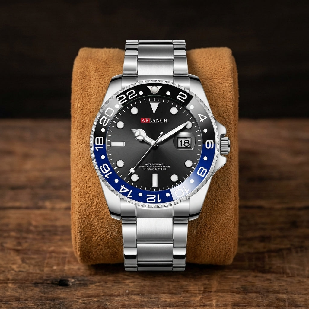 Montre Sport Homme Acier Inoxydable