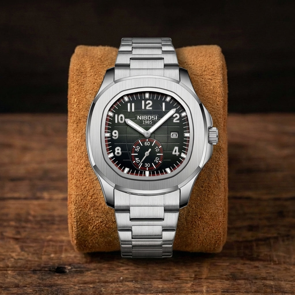 Montre Quartz Homme Multifonctionnelle Luminescente Étanche