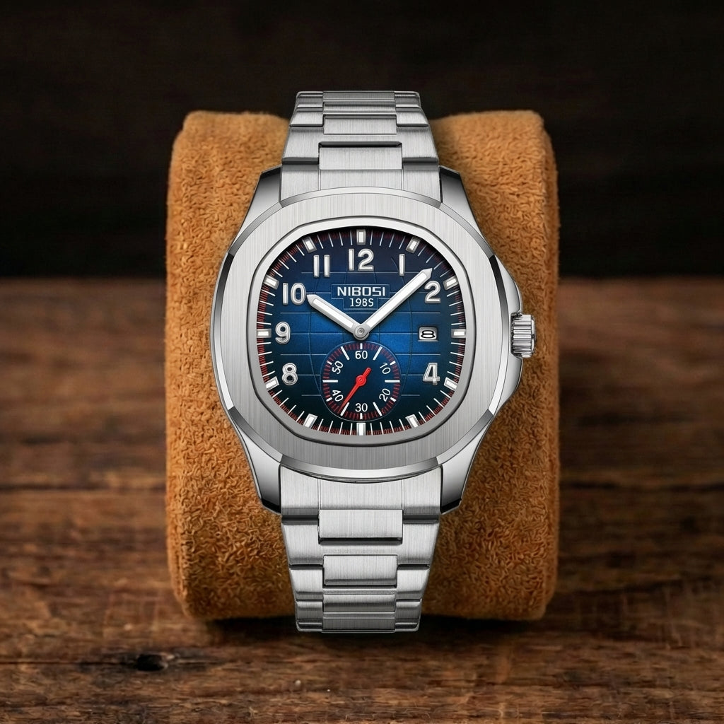 Montre Quartz Homme Multifonctionnelle Luminescente Étanche