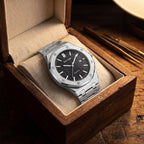 Montre Quartz Automatique Argentée pour Femme