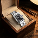 Montre Cadran Carré Acier Inoxydable pour Femme