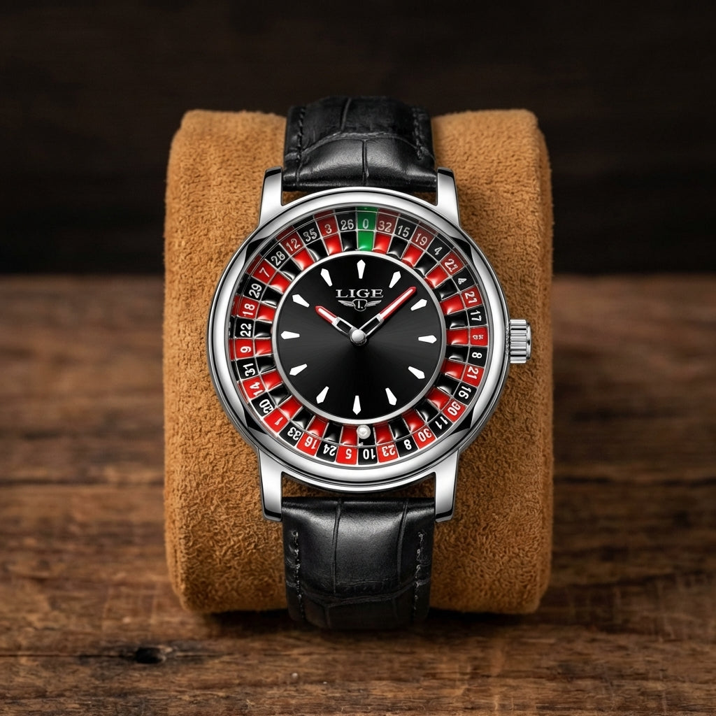 Montre Homme Roue Roulette Casino