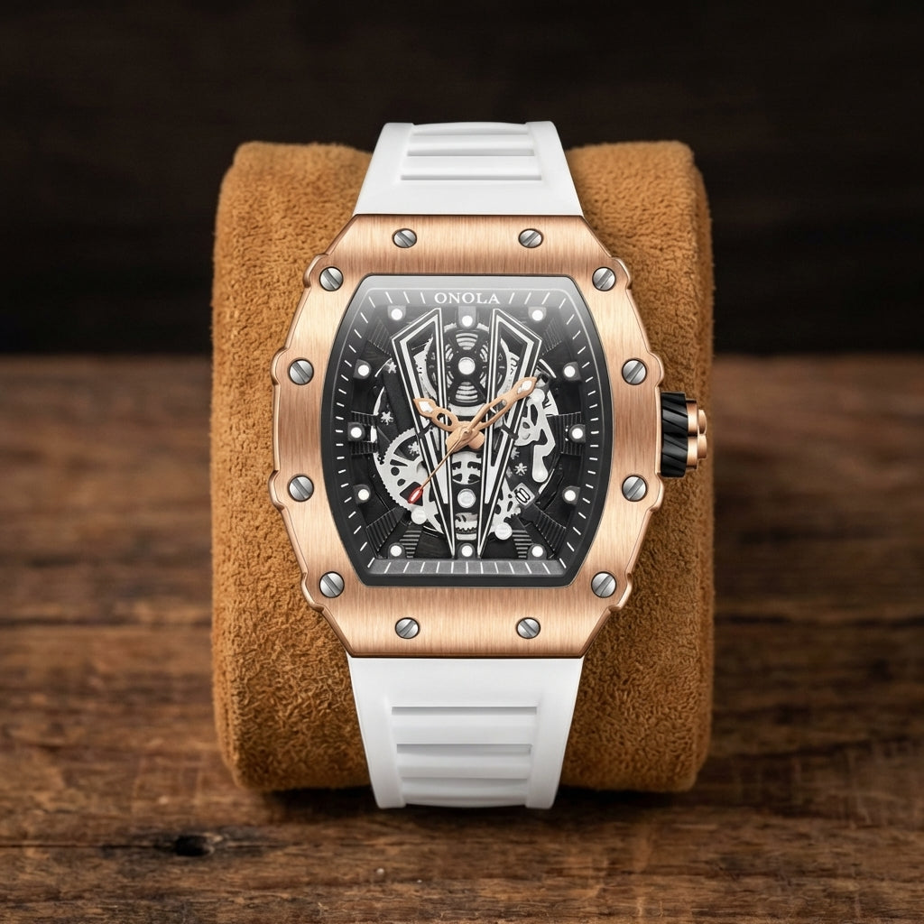 Montre Squelette Steampunk Homme