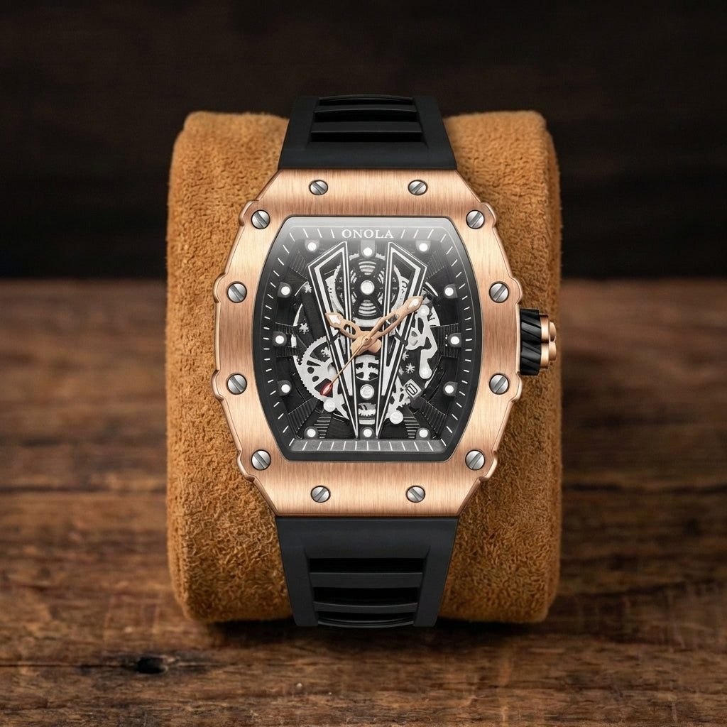 Montre Squelette Steampunk Homme