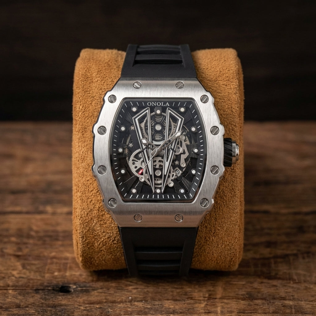 Montre Squelette Steampunk Homme