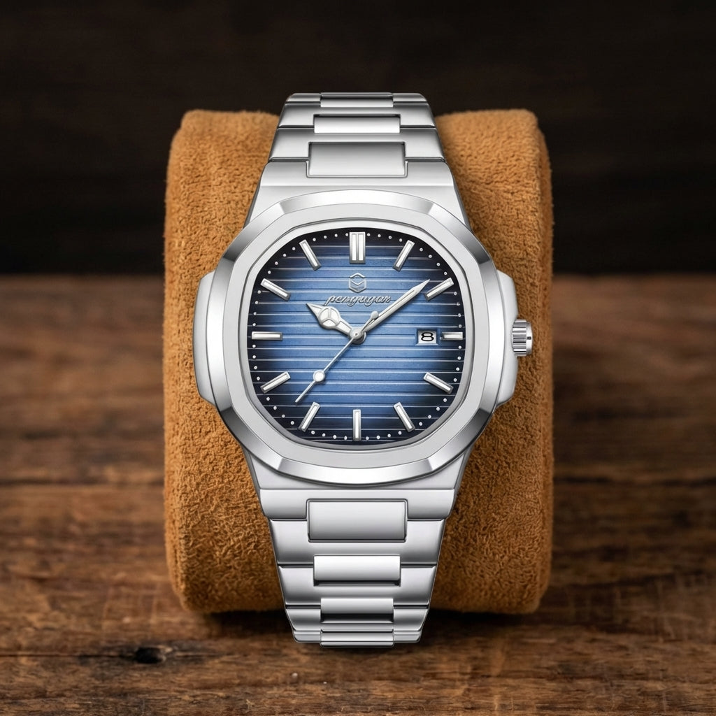 Montre Homme Luxe Carré-Rond
