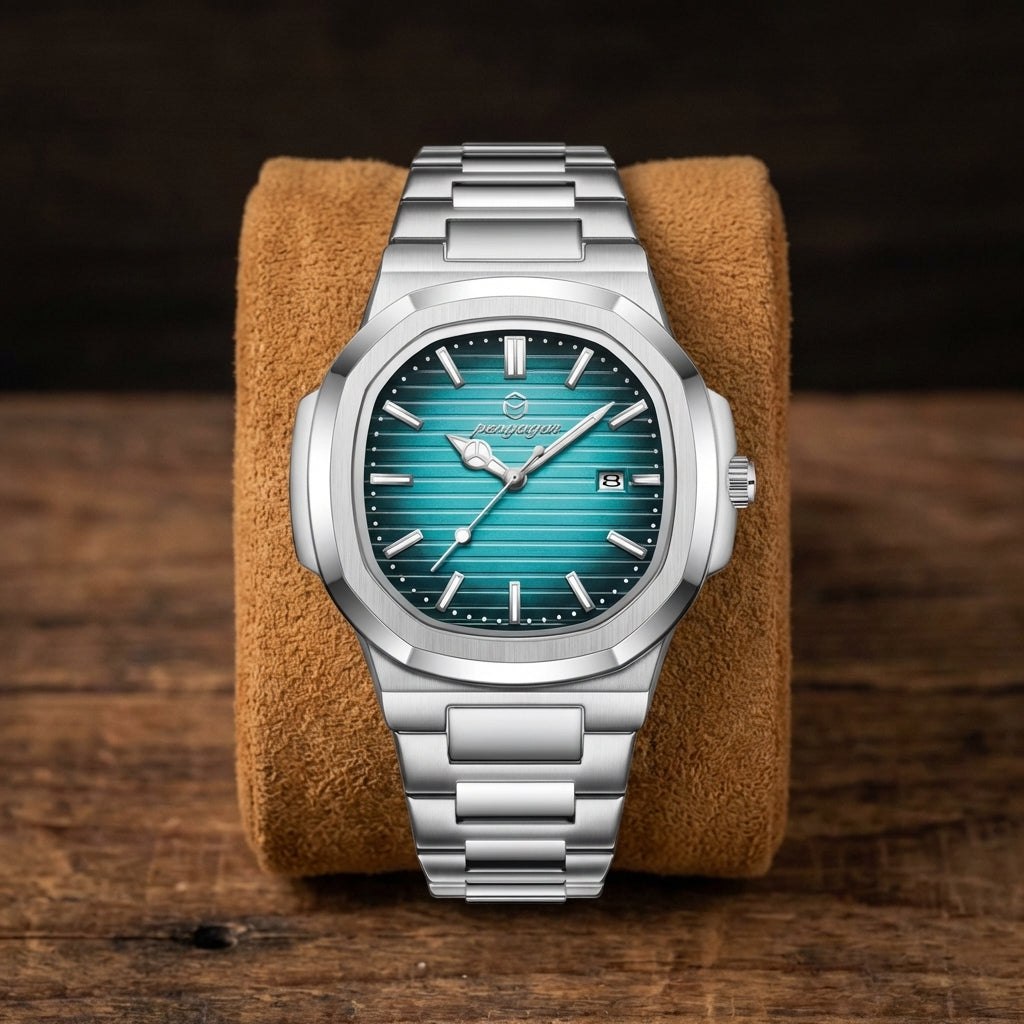 Montre Homme Luxe Carré-Rond