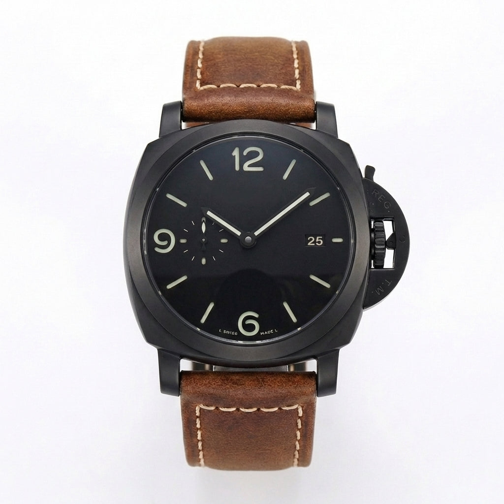 Montre à Quartz Mode Trois Aiguilles avec Sous-Cadran pour Homme