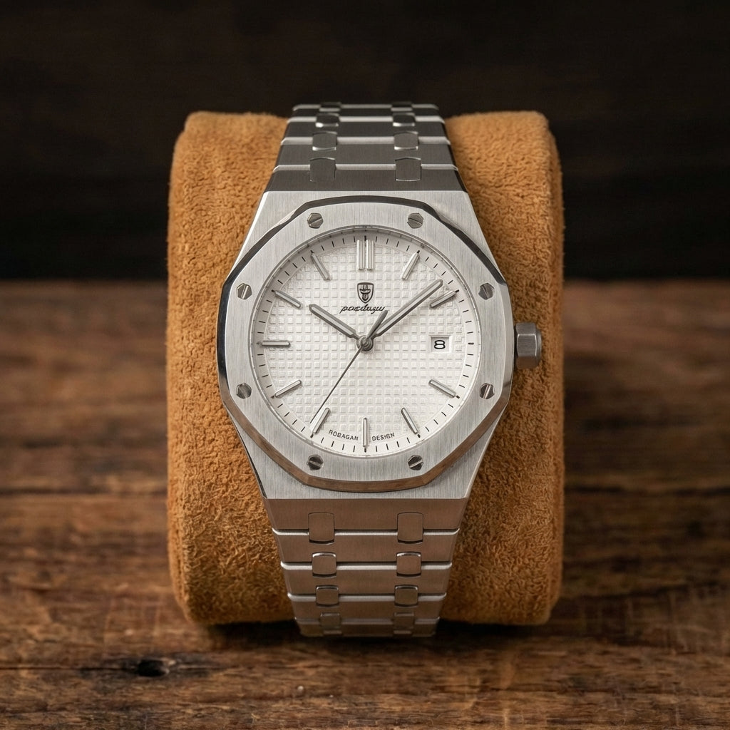Montre Quartz Homme Minimaliste Acier