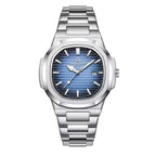 Montre Carrée-Ronde de Luxe pour Homme