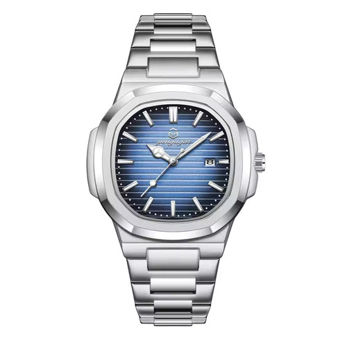 Montre Carrée-Ronde de Luxe pour Homme