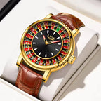 Montre Roue de Roulette Casino pour Homme