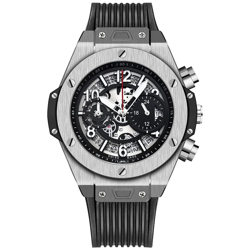 Montre Quartz Sport Calendrier Silicone II pour Homme